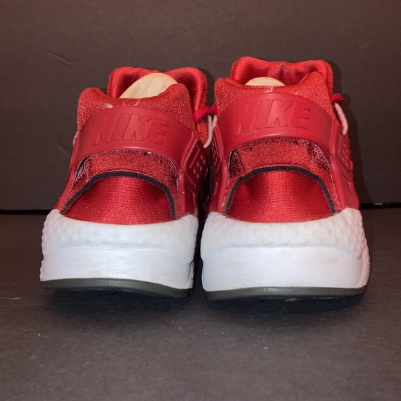 2 for $15 NIKE HUARACHE RUN (GS) 654275-604 GYM RED Big Kid’s Unisex Size 6 Y - Picture 6 of 12